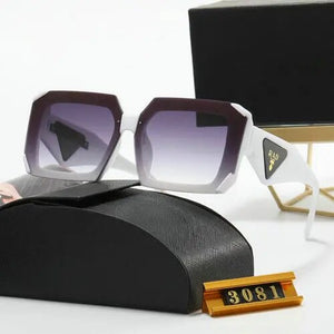 Sunglasses, universal in Europe and America, women's UV resistant sunglasses, fashionable and American brown