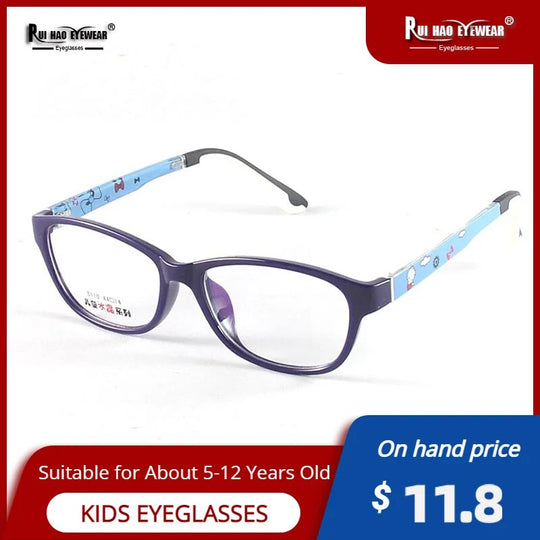 Super Light Kids Children Eyeglasses Frame Boy Girl Amblyopia Hyperopi ...