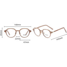 Load image into Gallery viewer, Swanwick retro polygon anti blue light glasses for women TR90 eyewear acetate handmade men optical spectacle frames clear lens