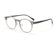 Load image into Gallery viewer, Swanwick women retro round glasses frame for men korean style wood grain TR90 eyeglasses accessories clear lens gray leopard