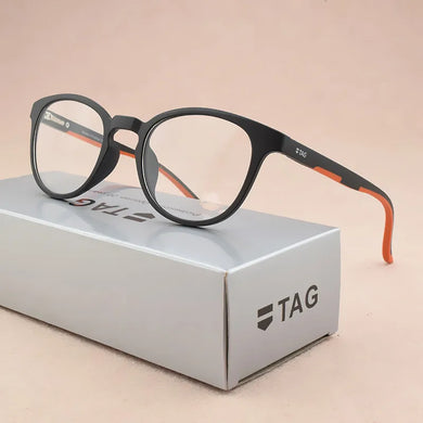 TAG Brand Round glasses frame women eye glasses frames for men myopia optical glasses frame TR90 eyeglasses men spectacle frames