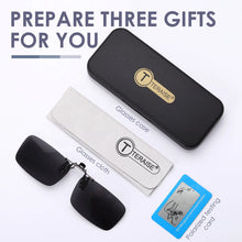 Load image into Gallery viewer, TERAISE Polarized Clip on Sunglasses Over Prescription Glasses Anti-Glare UV400