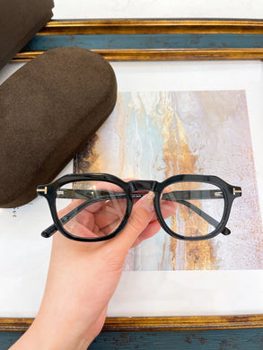 TF5836 size 49-22-145 Square Grey Tortoise Small Size  Frames Eyeglasses Myopia Prescription For Men Acetate High Quality