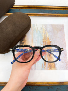 TF5836 size 49-22-145 Square Grey Tortoise Small Size  Frames Eyeglasses Myopia Prescription For Men Acetate High Quality