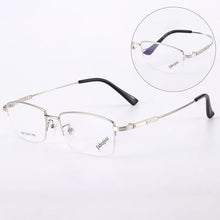 Load image into Gallery viewer, TGCYEYO Half Rim Alloy Front Rim Optical Eyeglasses Frame for Men and Women Eyewear Brand Designer Business Men Frames