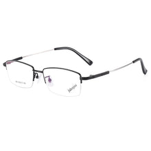Load image into Gallery viewer, TGCYEYO Half Rim Alloy Front Rim Optical Eyeglasses Frame for Men and Women Eyewear Brand Designer Business Men Frames