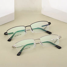 Load image into Gallery viewer, TGCYEYO Half Rim Alloy Front Rim Optical Eyeglasses Frame for Men and Women Eyewear Brand Designer Business Men Frames
