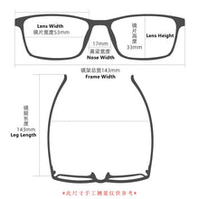 Load image into Gallery viewer, TGCYEYO Half Rim Alloy Front Rim Optical Eyeglasses Frame for Men and Women Eyewear Brand Designer Business Men Frames