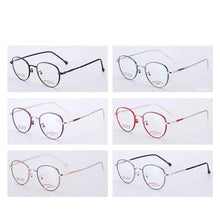 Load image into Gallery viewer, TGCYEYO Retro   Man Woman Round Glasses Metal Alloy Eyeglass Frame Black Silver Gold Spectacles Eyeglasses