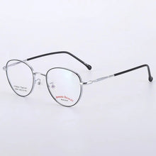 Load image into Gallery viewer, TGCYEYO Retro   Man Woman Round Glasses Metal Alloy Eyeglass Frame Black Silver Gold Spectacles Eyeglasses