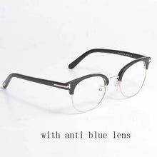 Load image into Gallery viewer, TOM FOR DEYE Half Frame Optical Eyeglasses Frames Forde  Acetate Reading Myopia Prescription TF5448 Glasses Man Women