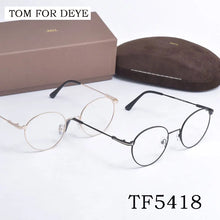 Carica l&#39;immagine nel visualizzatore di Gallery, TOM FOR DEYE Optical Eyeglasses Frames TF5418 Alloy Round Reading Myopia Prescription Glasses Women