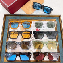 Load image into Gallery viewer, KAINE Jacques Retro Vintage Rectangular Acetate Frame FOR Men Driving Designer Marie Women Sunglasses Mage Optical