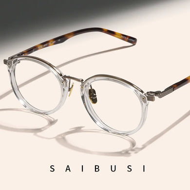 Retro glasses frame men   designer brand optical eyewear Myopia reading women prescription eyeglasses
