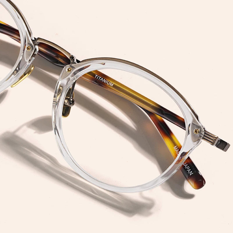 Retro glasses frame men   designer brand optical eyewear Myopia reading women prescription eyeglasses