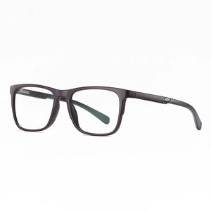 TR-90 Glasses Frame Full Rim Rectangular Eyewear with Spring Hinges Anti-Blue Ray Optical Spectacles Unisex