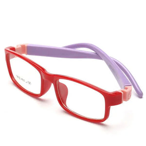 TR Eyeglasses Kids Frames Eyewear Optical Glasses Prescription Glasses Children Flexible Rubber No Screw Bendable Amblyopia 8812