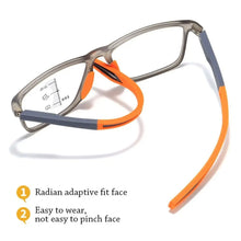 Load image into Gallery viewer, TR90 Anti-blue Light Multifocal Reading Glasses Men Women Progressive Near Far Eyewear Ultralight Sports Farsight Eyeglasses