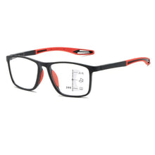 Load image into Gallery viewer, TR90 Anti-blue Light Multifocal Reading Glasses Men Women Progressive Near Far Eyewear Ultralight Sports Farsight Eyeglasses