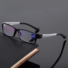 Load image into Gallery viewer, TR90 Anti-blue Light Reading Glasses Men and Women Hyperopia Glasses Ultra-light Retro Reading Glasses +100 To +400