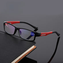 Load image into Gallery viewer, TR90 Anti-blue Light Reading Glasses Men and Women Hyperopia Glasses Ultra-light Retro Reading Glasses +100 To +400