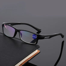Load image into Gallery viewer, TR90 Anti-blue Light Reading Glasses Men and Women Hyperopia Glasses Ultra-light Retro Reading Glasses +100 To +400