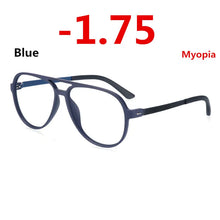 Load image into Gallery viewer, TR90 Eyeglasses Frame Photochromism Prescription Glasses Chameleon Myopia Glasses With Degree 0 -0.50 -1.0 -1.25 -1.5 To -6.0
