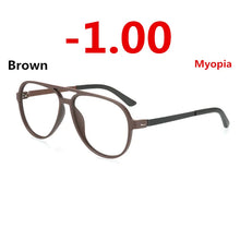 Load image into Gallery viewer, TR90 Eyeglasses Frame Photochromism Prescription Glasses Chameleon Myopia Glasses With Degree 0 -0.50 -1.0 -1.25 -1.5 To -6.0