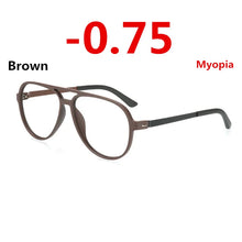 Load image into Gallery viewer, TR90 Eyeglasses Frame Photochromism Prescription Glasses Chameleon Myopia Glasses With Degree 0 -0.50 -1.0 -1.25 -1.5 To -6.0