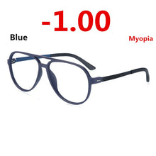 Load image into Gallery viewer, TR90 Eyeglasses Frame Photochromism Prescription Glasses Chameleon Myopia Glasses With Degree 0 -0.50 -1.0 -1.25 -1.5 To -6.0