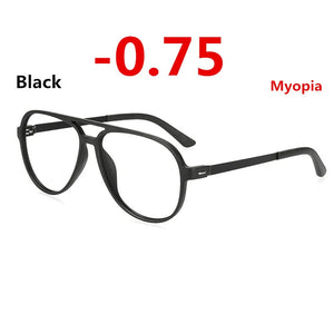 TR90 Eyeglasses Frame Photochromism Prescription Glasses Chameleon Myopia Glasses With Degree 0 -0.50 -1.0 -1.25 -1.5 To -6.0