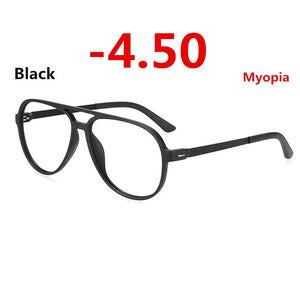 TR90 Eyeglasses Frame Photochromism Prescription Glasses Chameleon Myopia Glasses With Degree 0 -0.50 -1.0 -1.25 -1.5 To -6.0