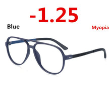 Load image into Gallery viewer, TR90 Eyeglasses Frame Photochromism Prescription Glasses Chameleon Myopia Glasses With Degree 0 -0.50 -1.0 -1.25 -1.5 To -6.0