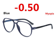 Load image into Gallery viewer, TR90 Eyeglasses Frame Photochromism Prescription Glasses Chameleon Myopia Glasses With Degree 0 -0.50 -1.0 -1.25 -1.5 To -6.0