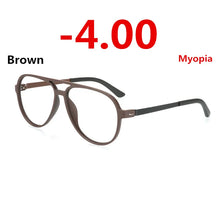 Load image into Gallery viewer, TR90 Eyeglasses Frame Photochromism Prescription Glasses Chameleon Myopia Glasses With Degree 0 -0.50 -1.0 -1.25 -1.5 To -6.0