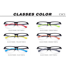 Load image into Gallery viewer, TR90 Eyeglasses Frames Men Basketball Outdoor Ultralight 2019 Sports Half Myopia Optical Glasses Frame Prescription Eyewear 7210