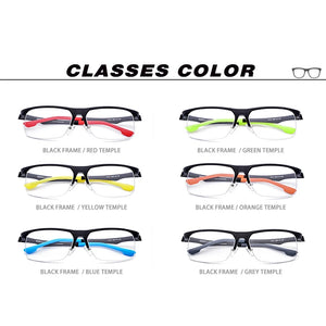 TR90 Eyeglasses Frames Men Basketball Outdoor Ultralight 2019 Sports Half Myopia Optical Glasses Frame Prescription Eyewear 7210