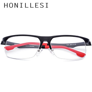 TR90 Eyeglasses Frames Men Basketball Outdoor Ultralight 2019 Sports Half Myopia Optical Glasses Frame Prescription Eyewear 7210