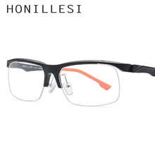 Load image into Gallery viewer, TR90 Eyeglasses Frames Men Basketball Outdoor Ultralight 2019 Sports Half Myopia Optical Glasses Frame Prescription Eyewear 7210
