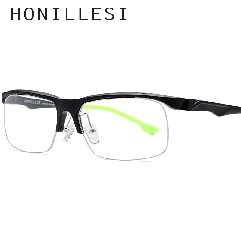 TR90 Eyeglasses Frames Men Basketball Outdoor Ultralight 2019 Sports Half Myopia Optical Glasses Frame Prescription Eyewear 7210