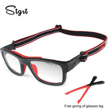 Load image into Gallery viewer, TR90 Football Goggles Outdoors Sports Training Protect Myopia Glasses for Men Women Safety Basketball Goggles