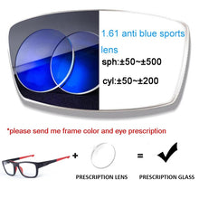 Load image into Gallery viewer, TR90 Football Goggles Outdoors Sports Training Protect Myopia Glasses for Men Women Safety Basketball Goggles