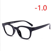 Load image into Gallery viewer, TR90 Nearsighte Glasses Finished Unisex Retro Oval Short-sight Eyewear Literary Student Prescription EyeGlasses -1.0 -1.5 To -4