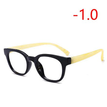 Load image into Gallery viewer, TR90 Nearsighte Glasses Finished Unisex Retro Oval Short-sight Eyewear Literary Student Prescription EyeGlasses -1.0 -1.5 To -4