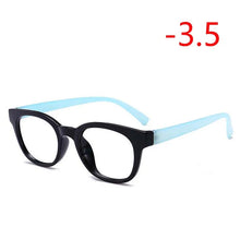 Load image into Gallery viewer, TR90 Nearsighte Glasses Finished Unisex Retro Oval Short-sight Eyewear Literary Student Prescription EyeGlasses -1.0 -1.5 To -4