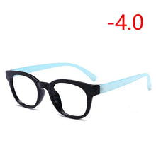Load image into Gallery viewer, TR90 Nearsighte Glasses Finished Unisex Retro Oval Short-sight Eyewear Literary Student Prescription EyeGlasses -1.0 -1.5 To -4