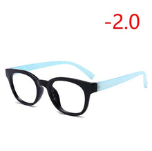 Load image into Gallery viewer, TR90 Nearsighte Glasses Finished Unisex Retro Oval Short-sight Eyewear Literary Student Prescription EyeGlasses -1.0 -1.5 To -4