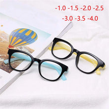 Load image into Gallery viewer, TR90 Nearsighte Glasses Finished Unisex Retro Oval Short-sight Eyewear Literary Student Prescription EyeGlasses -1.0 -1.5 To -4