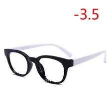 Load image into Gallery viewer, TR90 Nearsighte Glasses Finished Unisex Retro Oval Short-sight Eyewear Literary Student Prescription EyeGlasses -1.0 -1.5 To -4