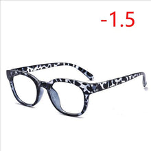 Load image into Gallery viewer, TR90 Nearsighte Glasses Finished Unisex Retro Oval Short-sight Eyewear Literary Student Prescription EyeGlasses -1.0 -1.5 To -4